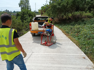 自贡市公路水运质量监督站对全市在建农村公路项目开展重点抽查检测